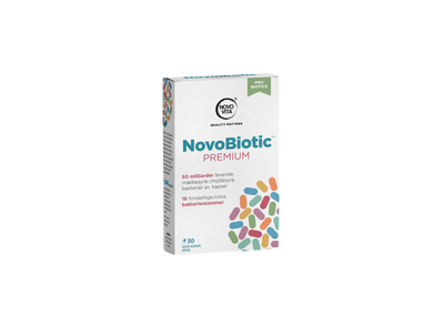 NovoBiotic Premium™ Kosttilskud : 30 kapsler Novo Vita
