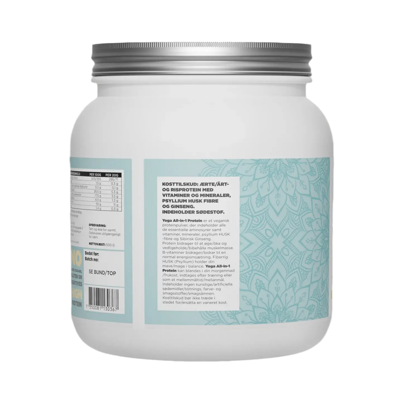 Yoga All-In-1 Protein Vanilla kosttilskud 500 Gram Novo Vita