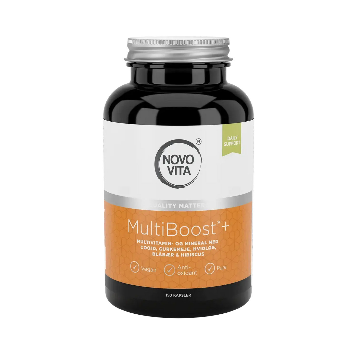 MultiBoost+ (Comprehensive formula w. 33 nutrients & herbs): 150 Capsules Novo Vita