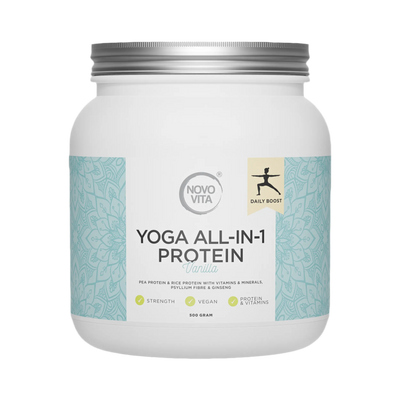 Yoga All-In-1 Protein Vanilla kosttilskud 500 Gram Novo Vita