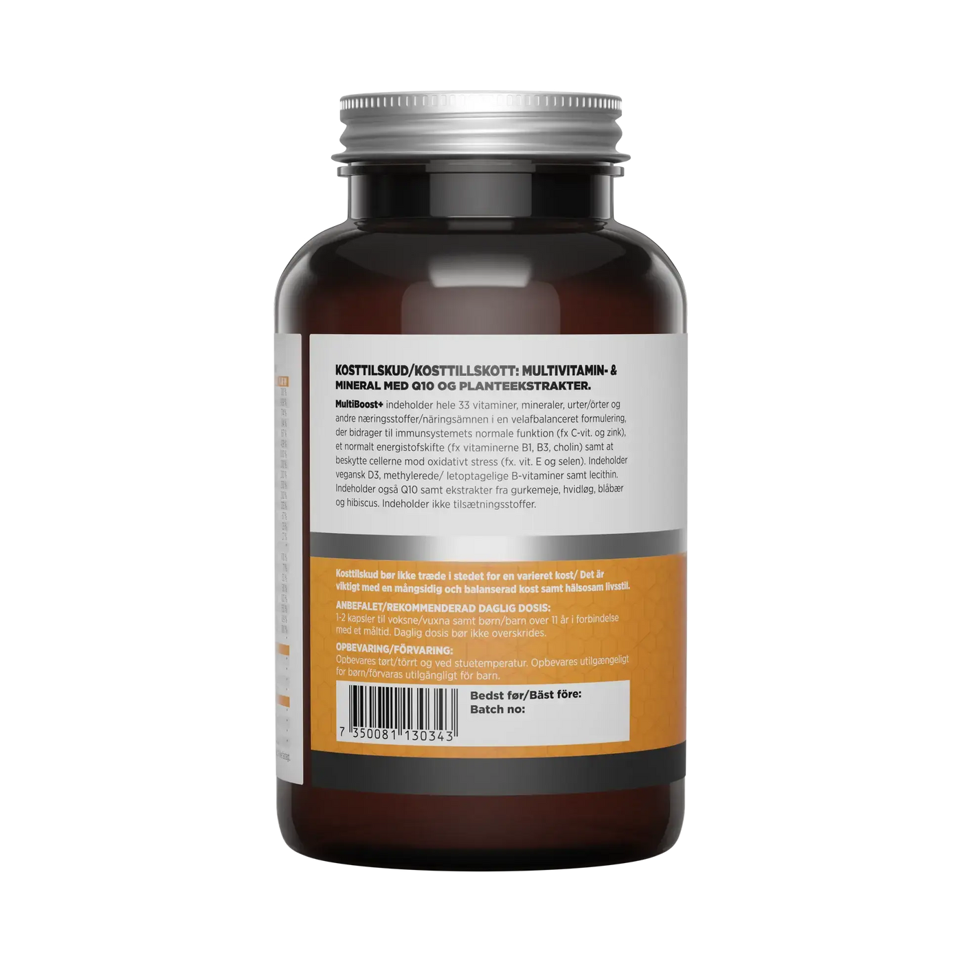MultiBoost+ (Comprehensive formula w. 33 nutrients & herbs): 150 Capsules Novo Vita