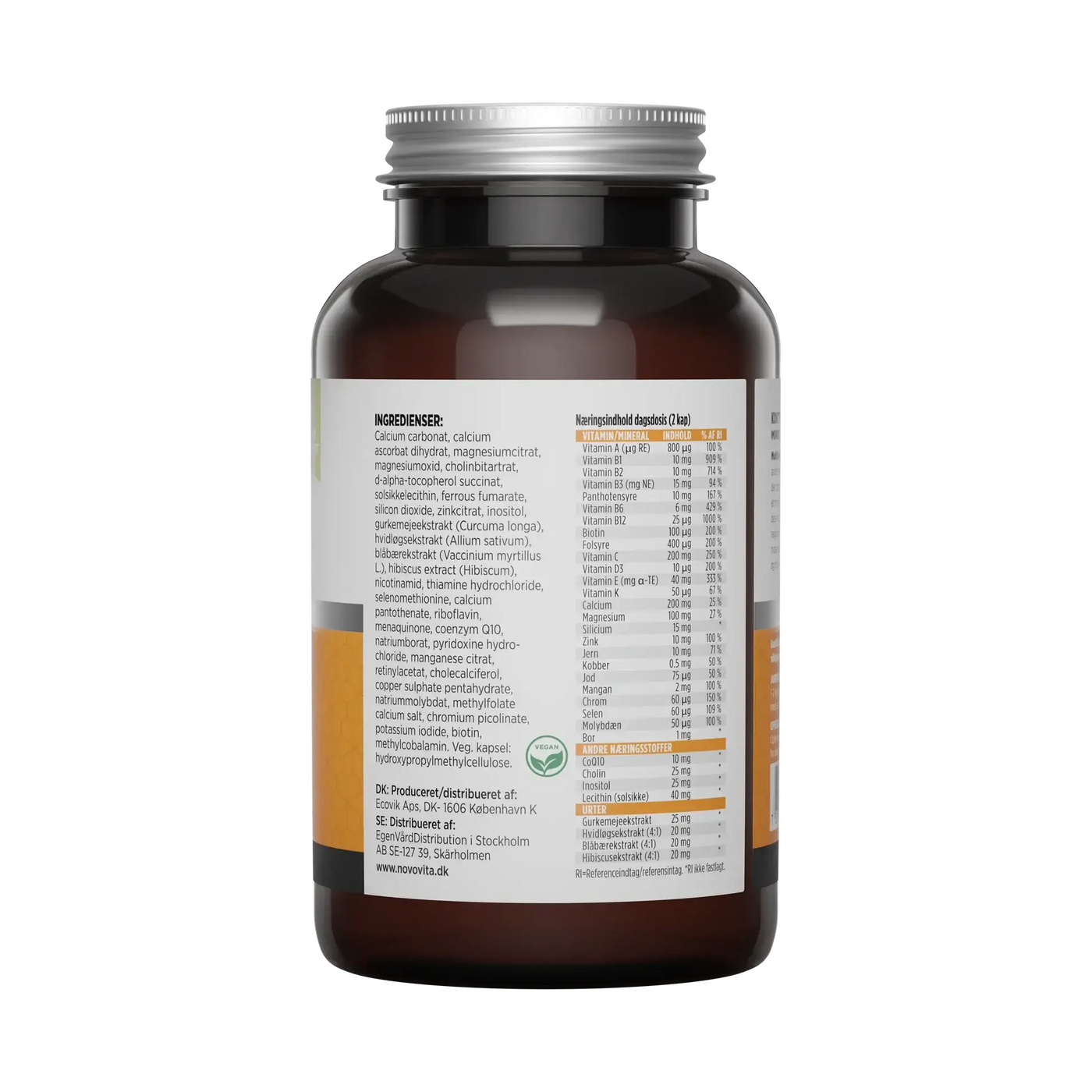 MultiBoost+ (Comprehensive formula w. 33 nutrients & herbs): 150 Capsules Novo Vita