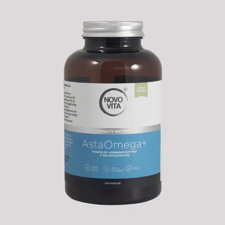 AstaOmega+ kosttilskud : 120 Kapsler Novo Vita